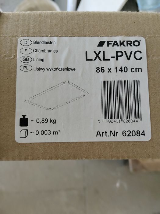 Listwa do Schodów Fakro Biała