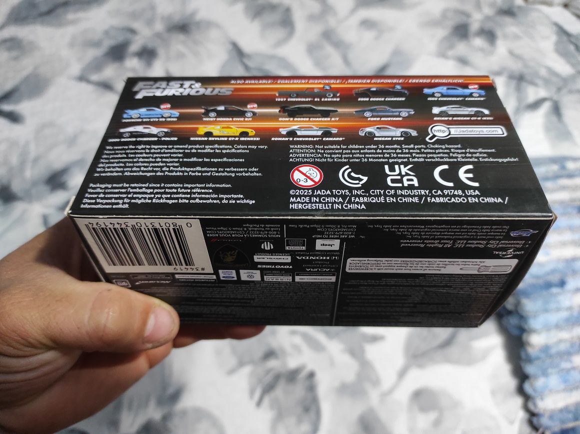 Miniatura Fast Furious Honda Civic Coupe EJ1 1:32 Diecast