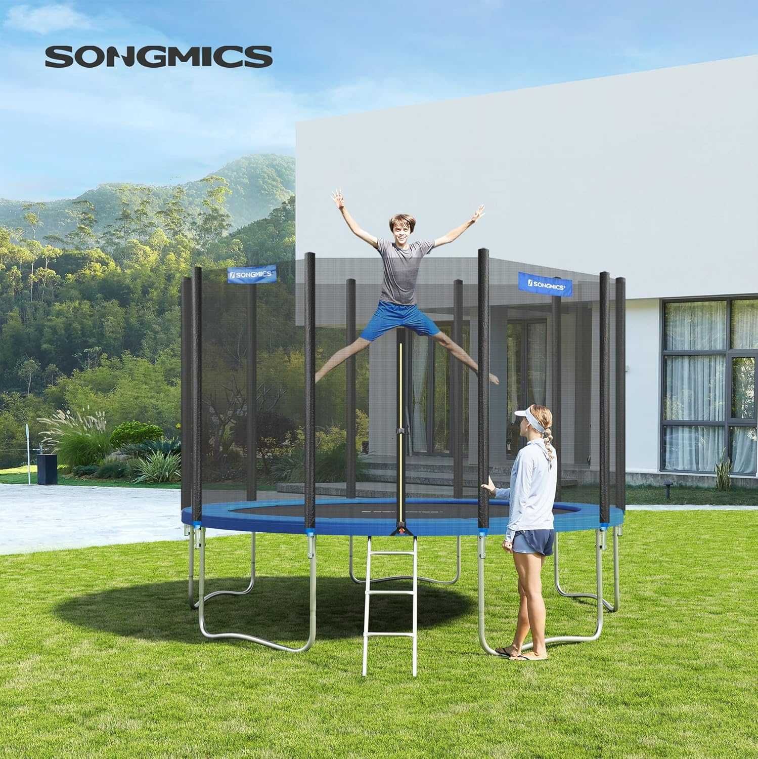 Mata Bezpieczeństwa Pokrowiec Osłona Sprężyn Do Trampoliny 427cm 14ft