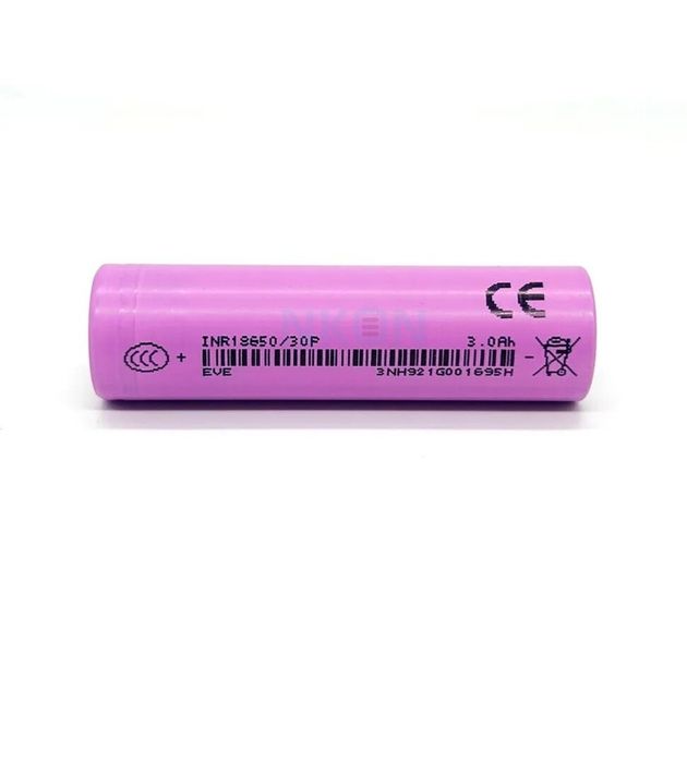 EVE INR18650-30P 3000mAh - 30A 12мОм високострумові нові оригінал