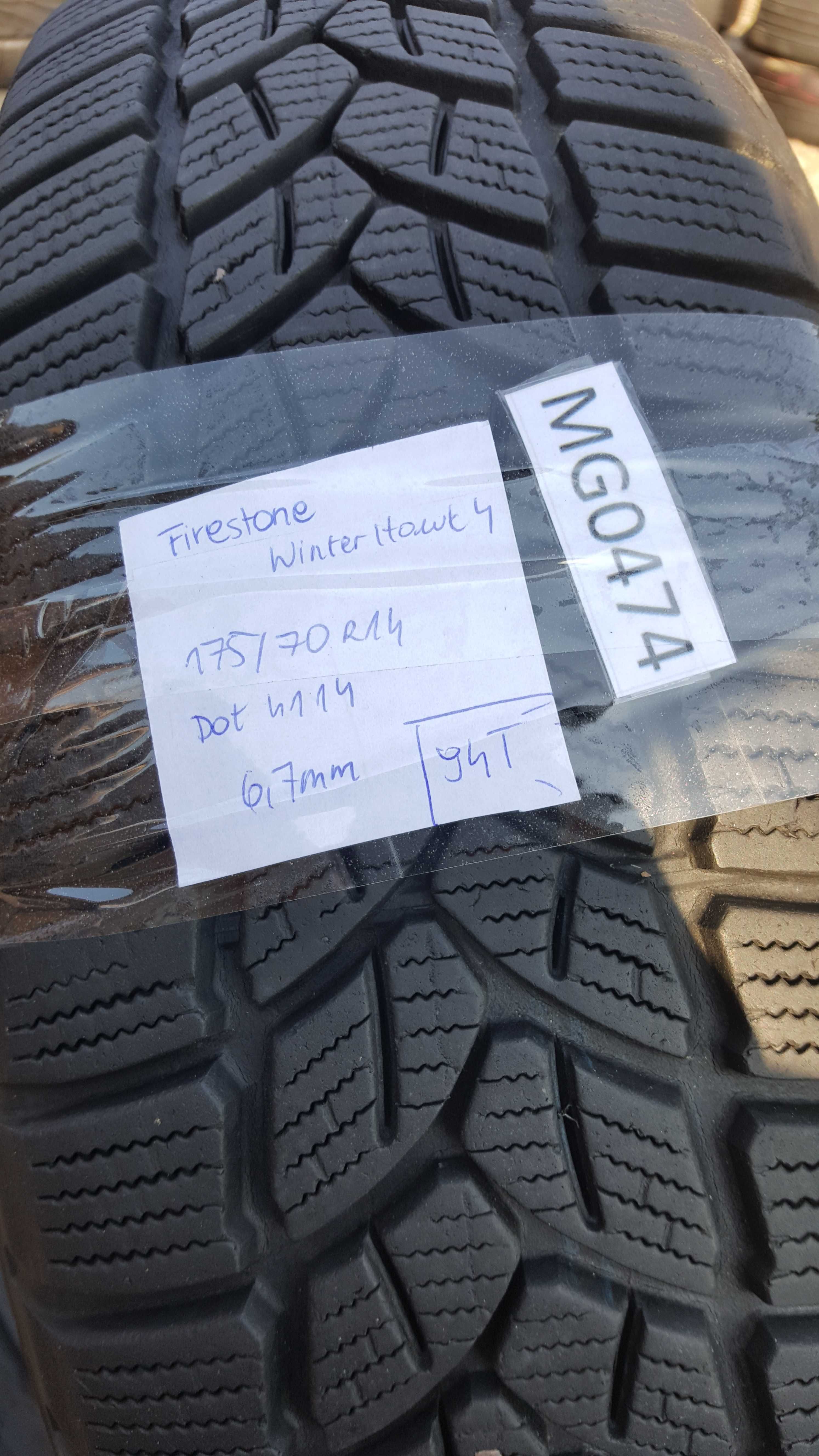 Firestone 175/70 r14 WinterHawk 4 /// 6,7mm!!! wysyłka