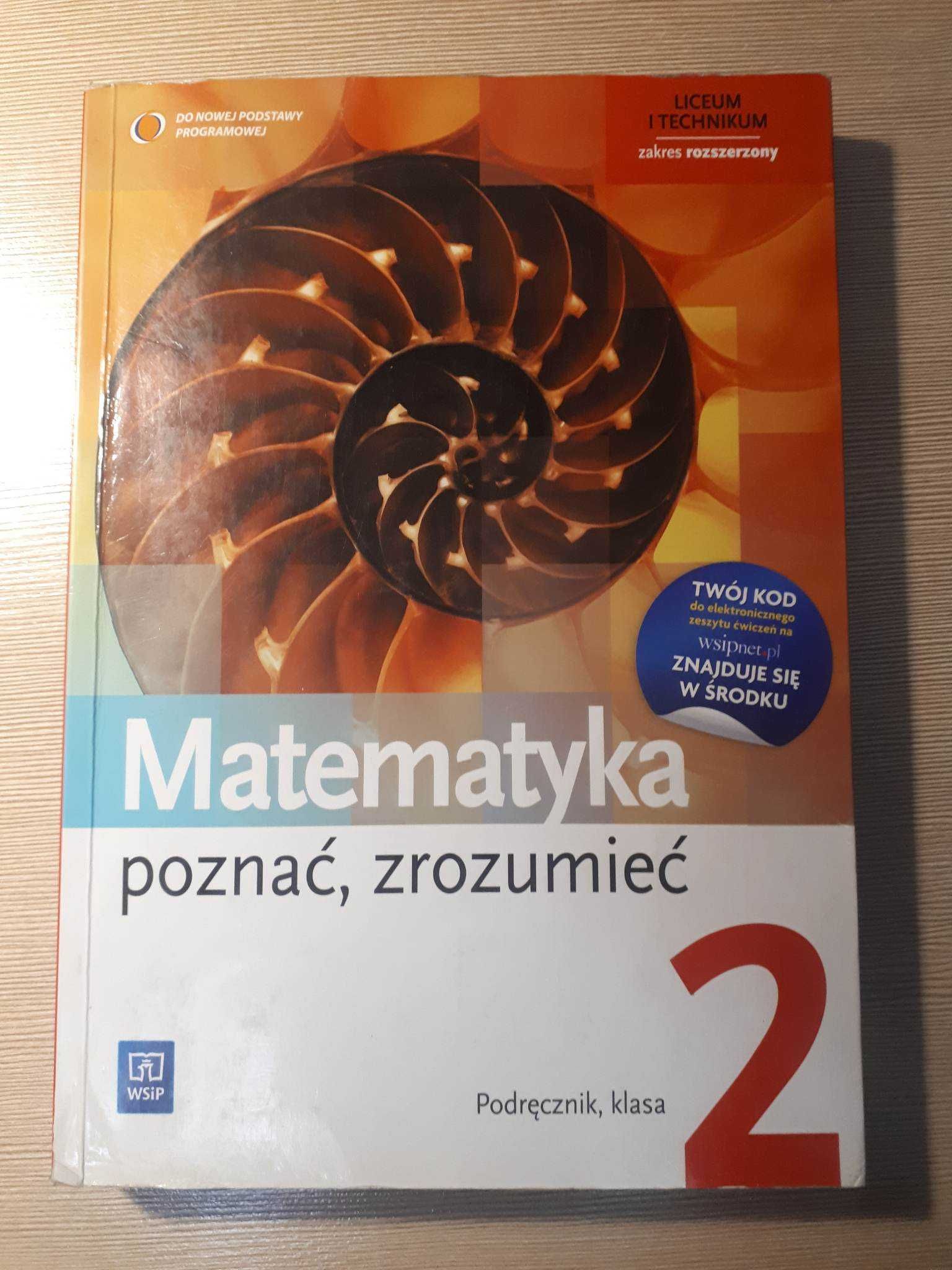 Matematyka. Poznać, zrozumieć. Podręcznik. Klasa 2. Zakres rozszerzony