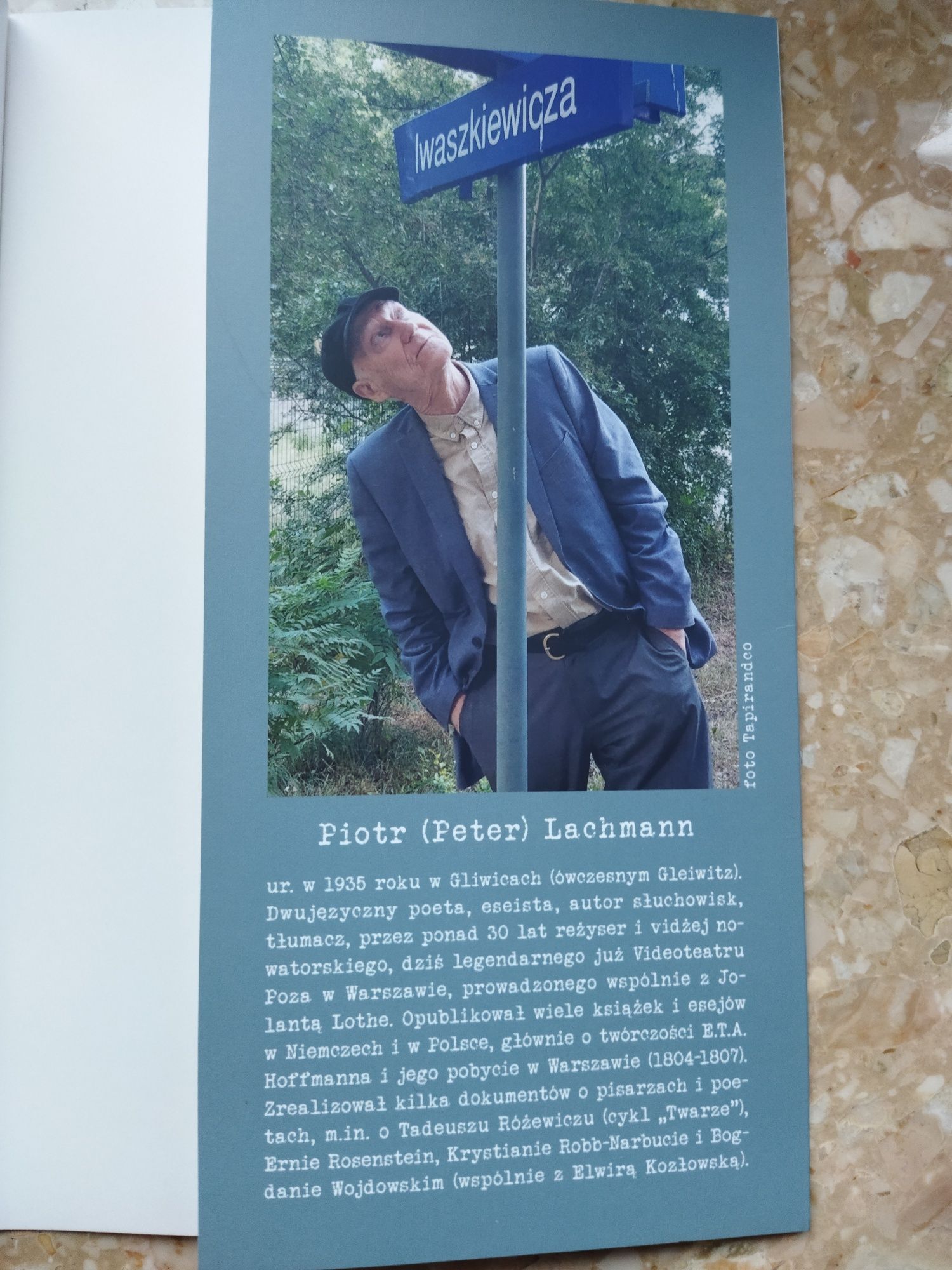 Piotr Lachmann, Zmiennik. Spowiedź z hakiem Iwaszkiewicz