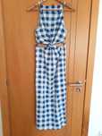 Vestido em xadrez Stradivarius