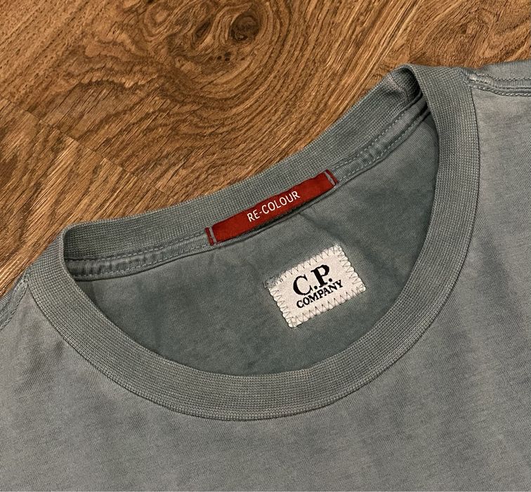 CP Company Big Logo T-Shirt СиПи Компани футболка капюшон с линзами