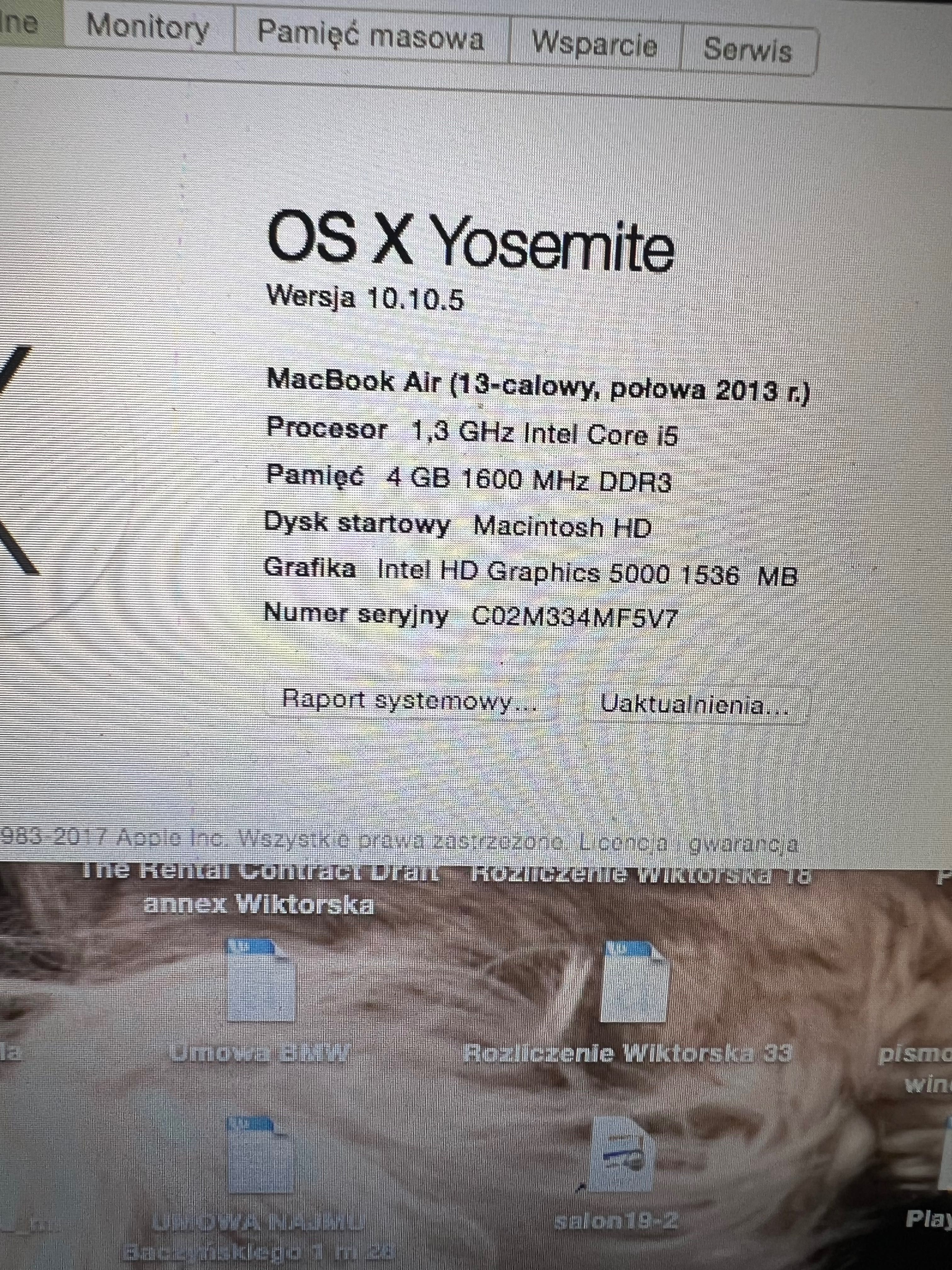 Kompurt laptop MacBook Air 13