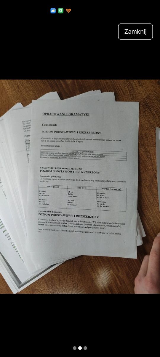 Notatki do matury z języka niemieckiego