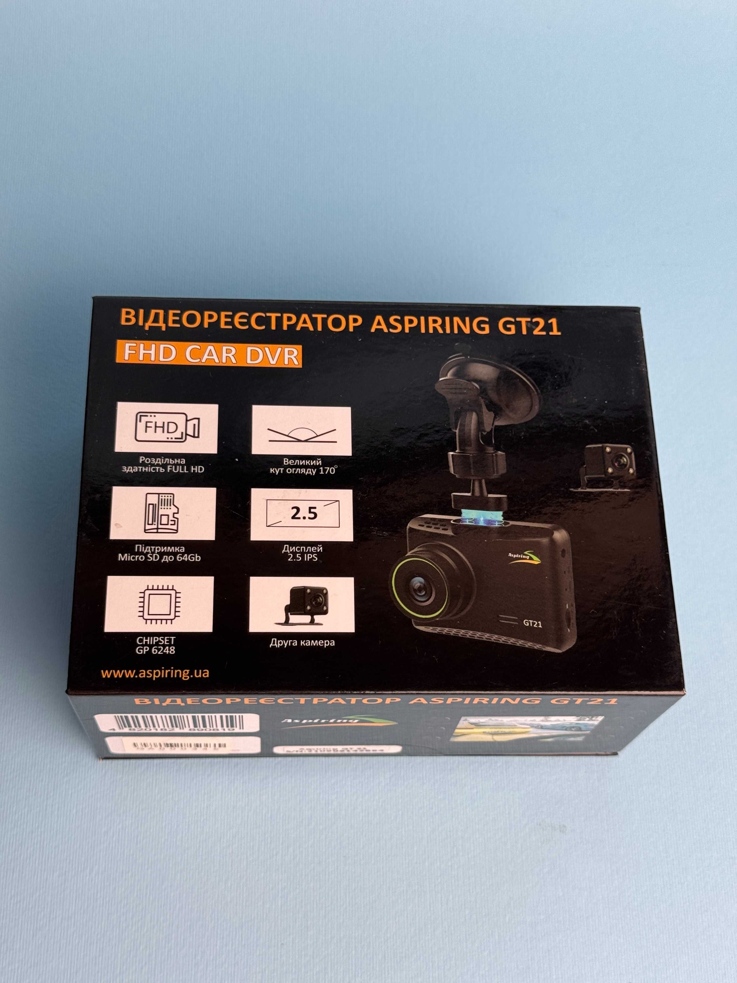 Видеорегистратор Aspiring GT21 FHD CAR DVR