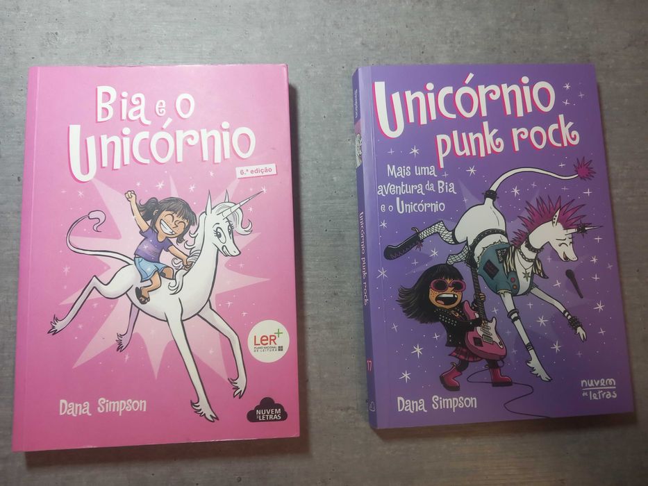Livros "Bia e o Unicórnio"