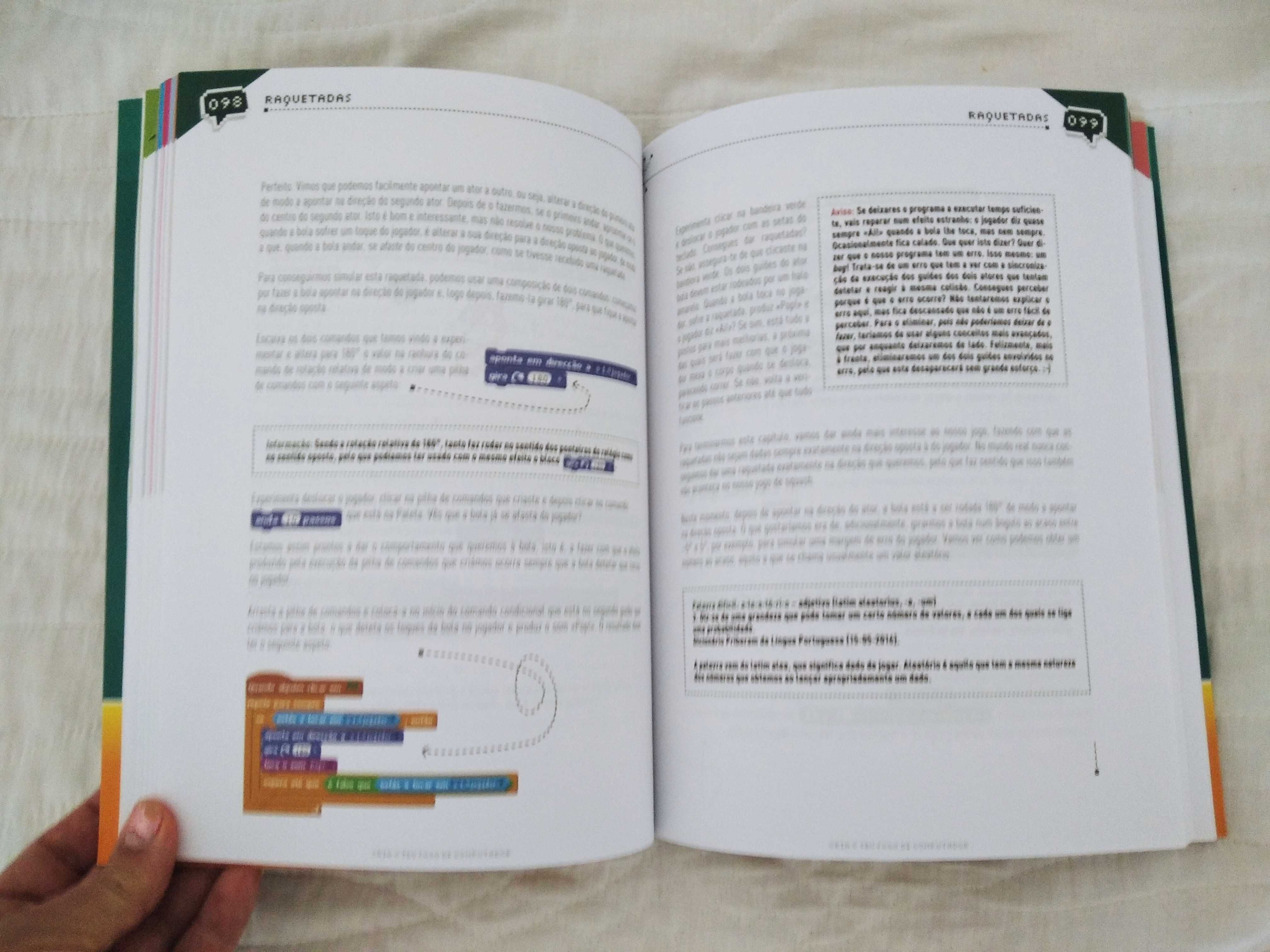livro 'Cria o teu jogo de computador'