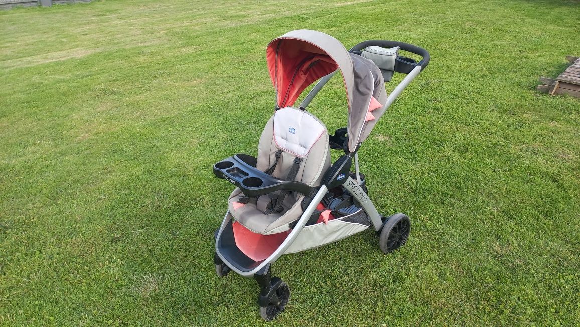 Wózek spacerowy chicco stroll in 2 ,  podwójny wózek