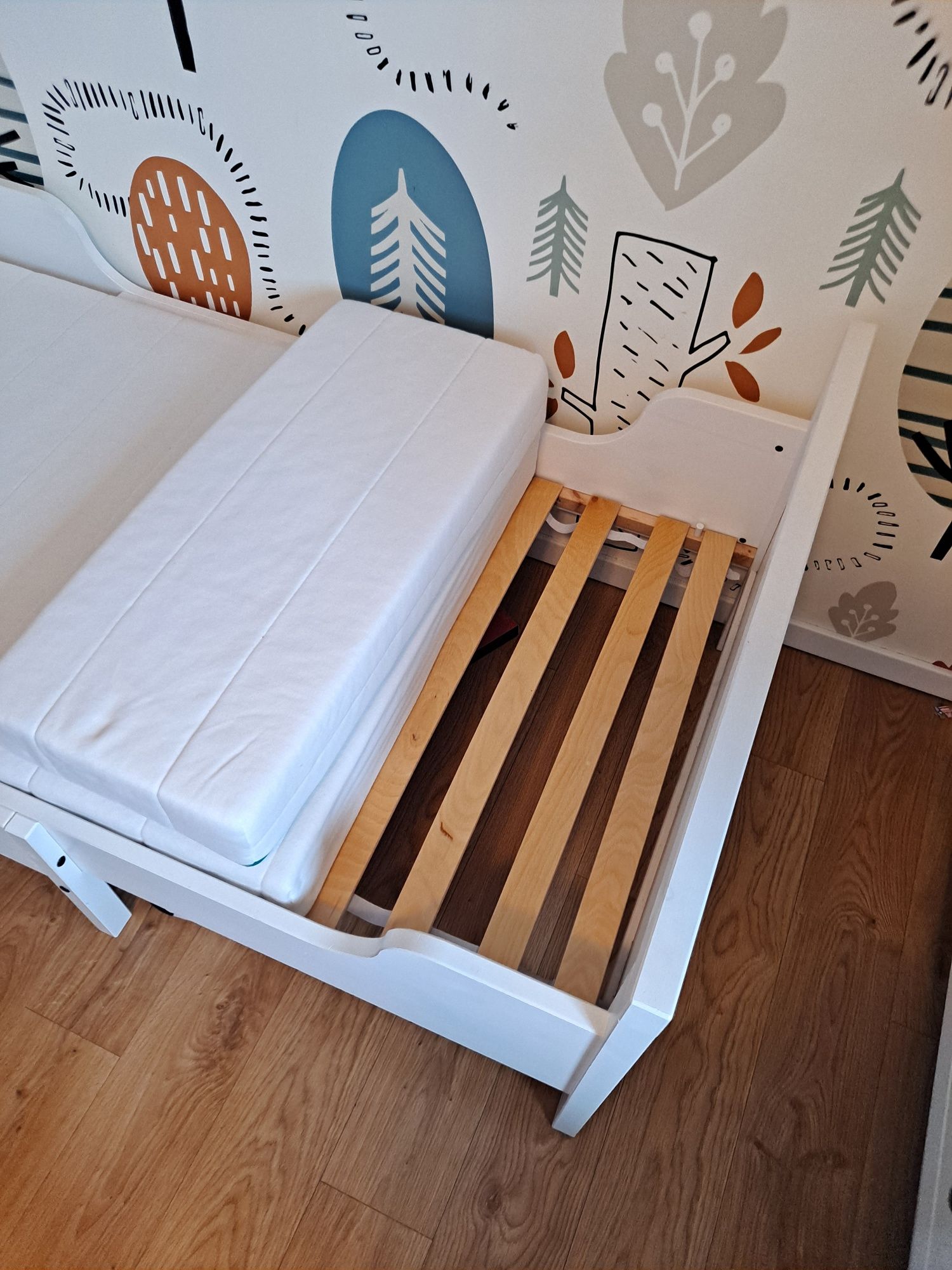 Łóżko regulowane Ikea Sundvik  z materacem