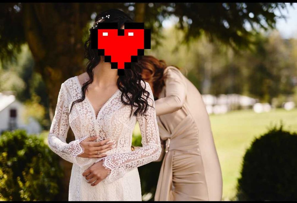 Suknia ślubna z salonu Marifeld – stan idealny, po czyszczeniu