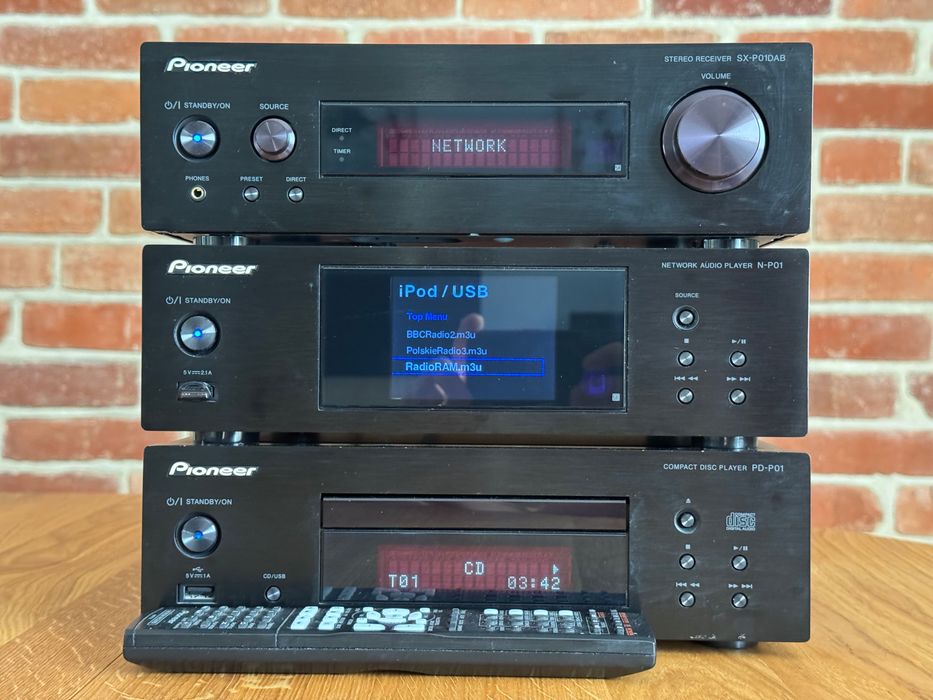 Mini wieża Pioneer XC-P01DAB + N-P01 (czarna)