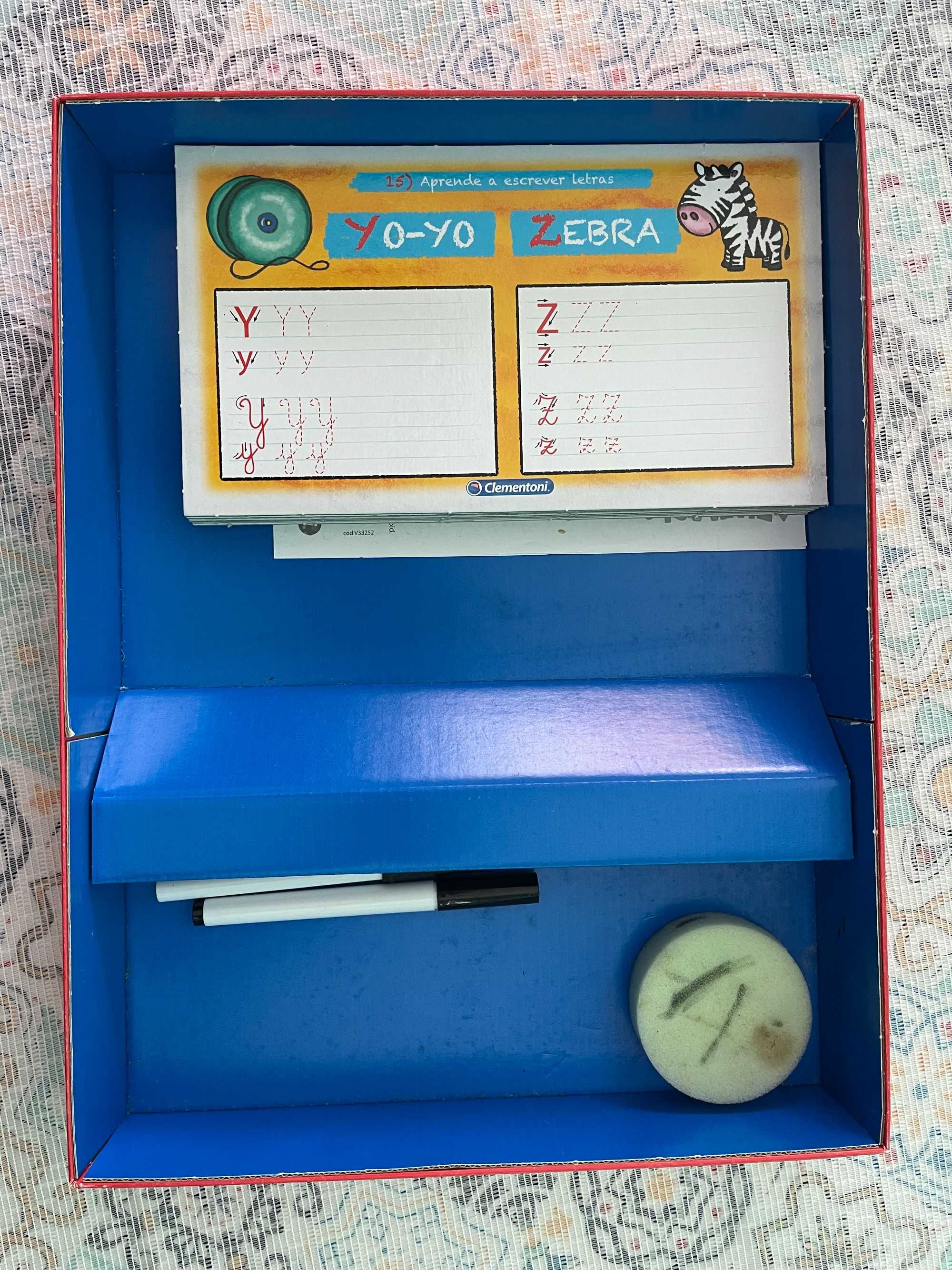 Jogos de Escrita Clementoni: 20 fichas para começar a escrever