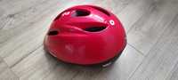 Kask Decathlon, czerwony dla dzieci 47cm - 53cm