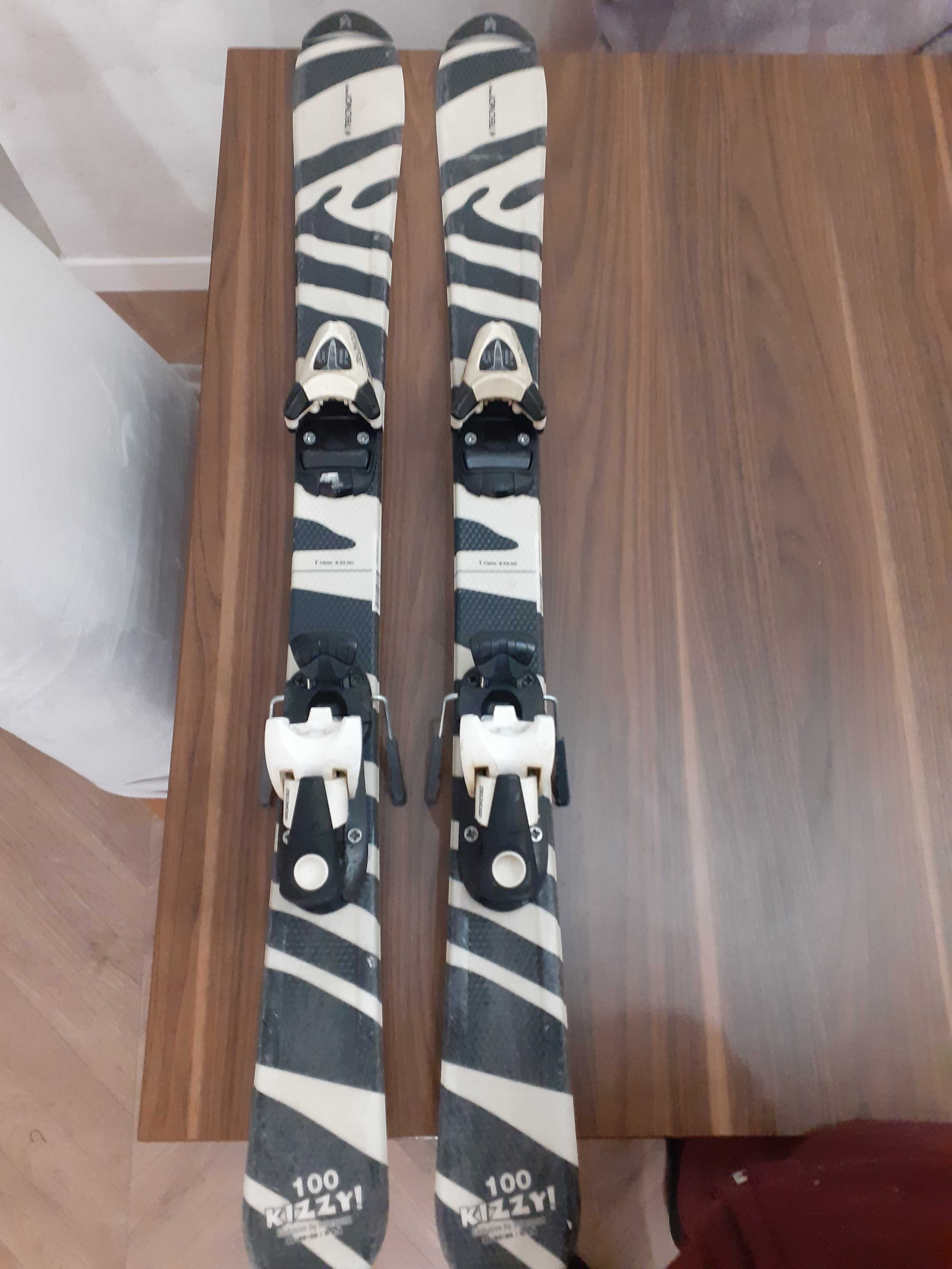 Sprzedam dziecięce narty Tecno, dł. 97,5 cm