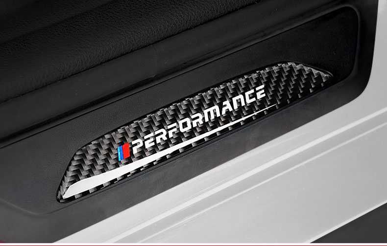 Накладки на пороги карбон Performance BMW E60 E70 E71 F10 F25 F26 БМВ