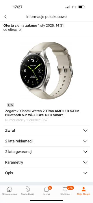 Smartach Xiaomi Watch 2 Titan