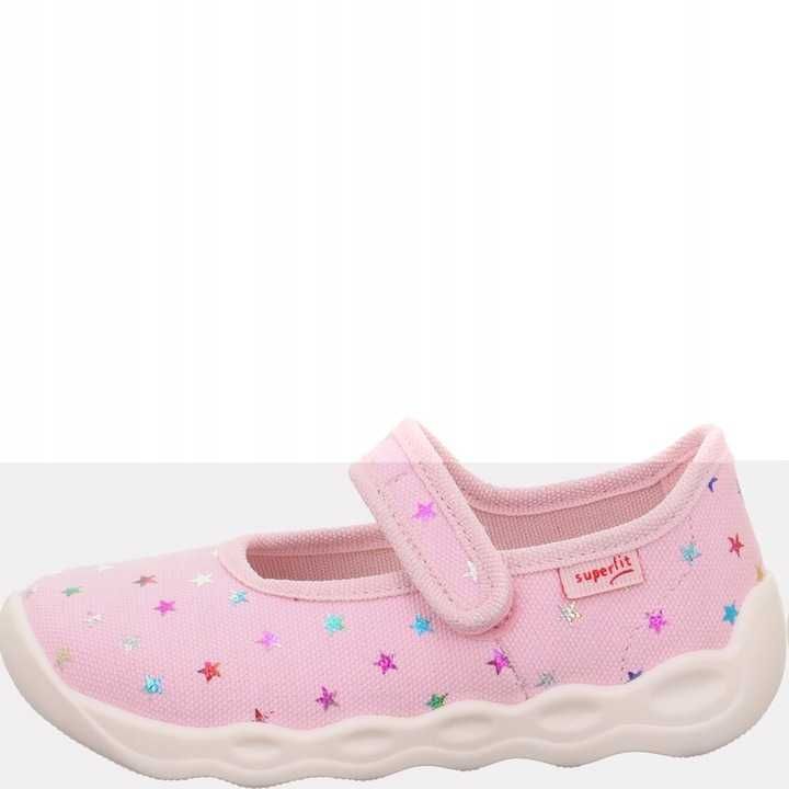 Kapcie dziewczęce r.32 Superfit Bubble róż