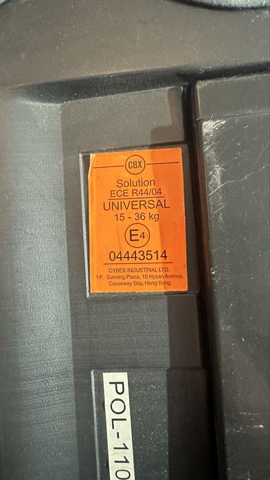 Автокрісло Cybex Solution 15-36