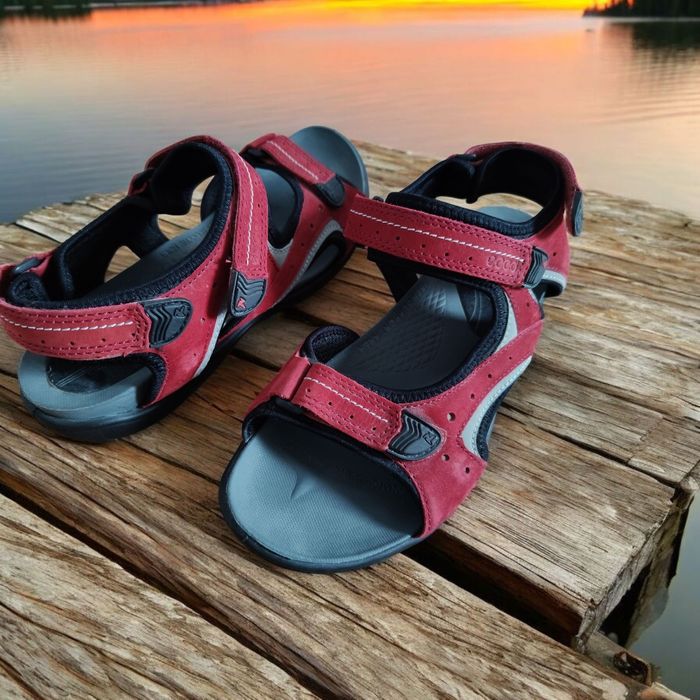 Markowe skórzane buty sandały Ecco Offroad trekkingowe jak Nowe r 40