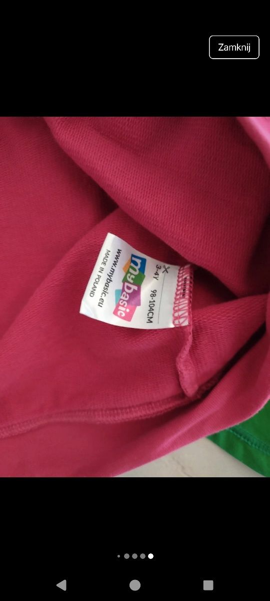 My Basic zestaw sukienka i bluzy