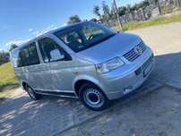 Zadbany VW Transporter T5 2.5 TDI hak Automat 6b 9osób Klima Webasto