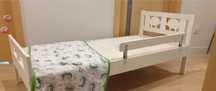 Łóżko ikea kritter biale 170 x 60