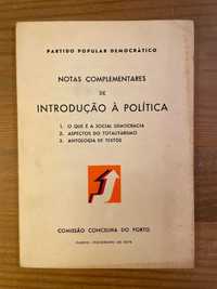 Notas Complementares de Introdução à Política (portes grátis)