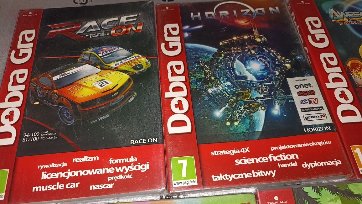5 gier na komputer PC nowe pl cena za komplet