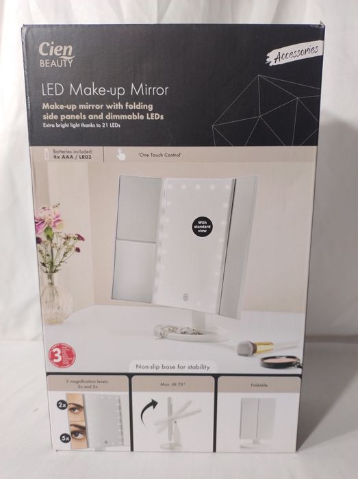 Lustro kosmetyczne LED