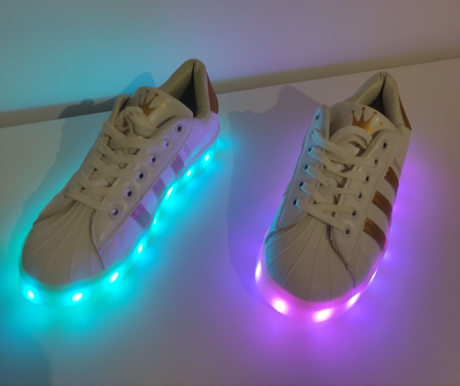 Buty LED Super Star, świecące, Nowe, rozmiar 37