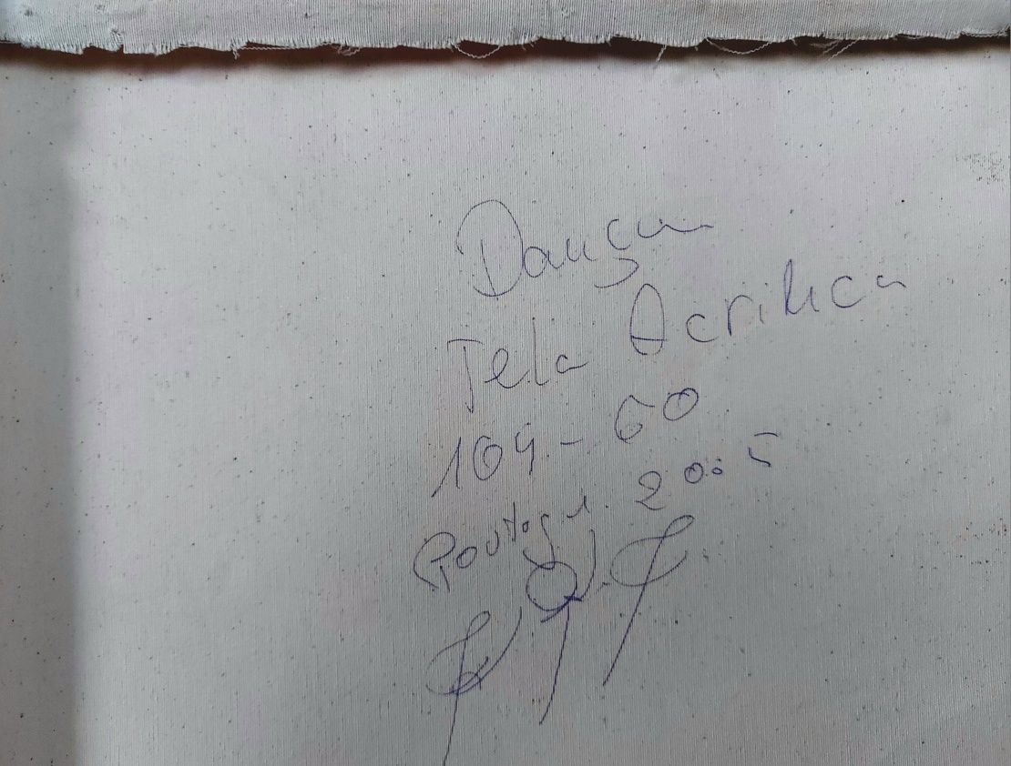 Obraz malowany na płótnie z Hiszpanii.