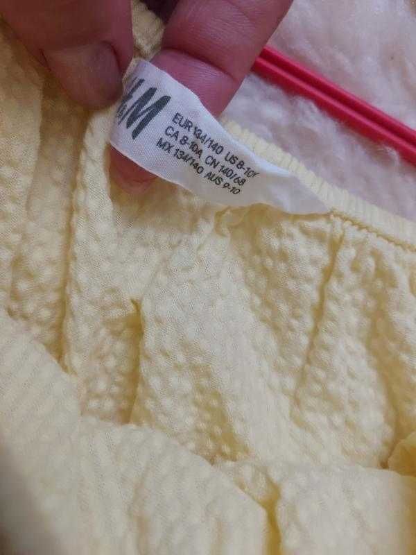 Платье детское  хлопковое с открытыми плечами h&m