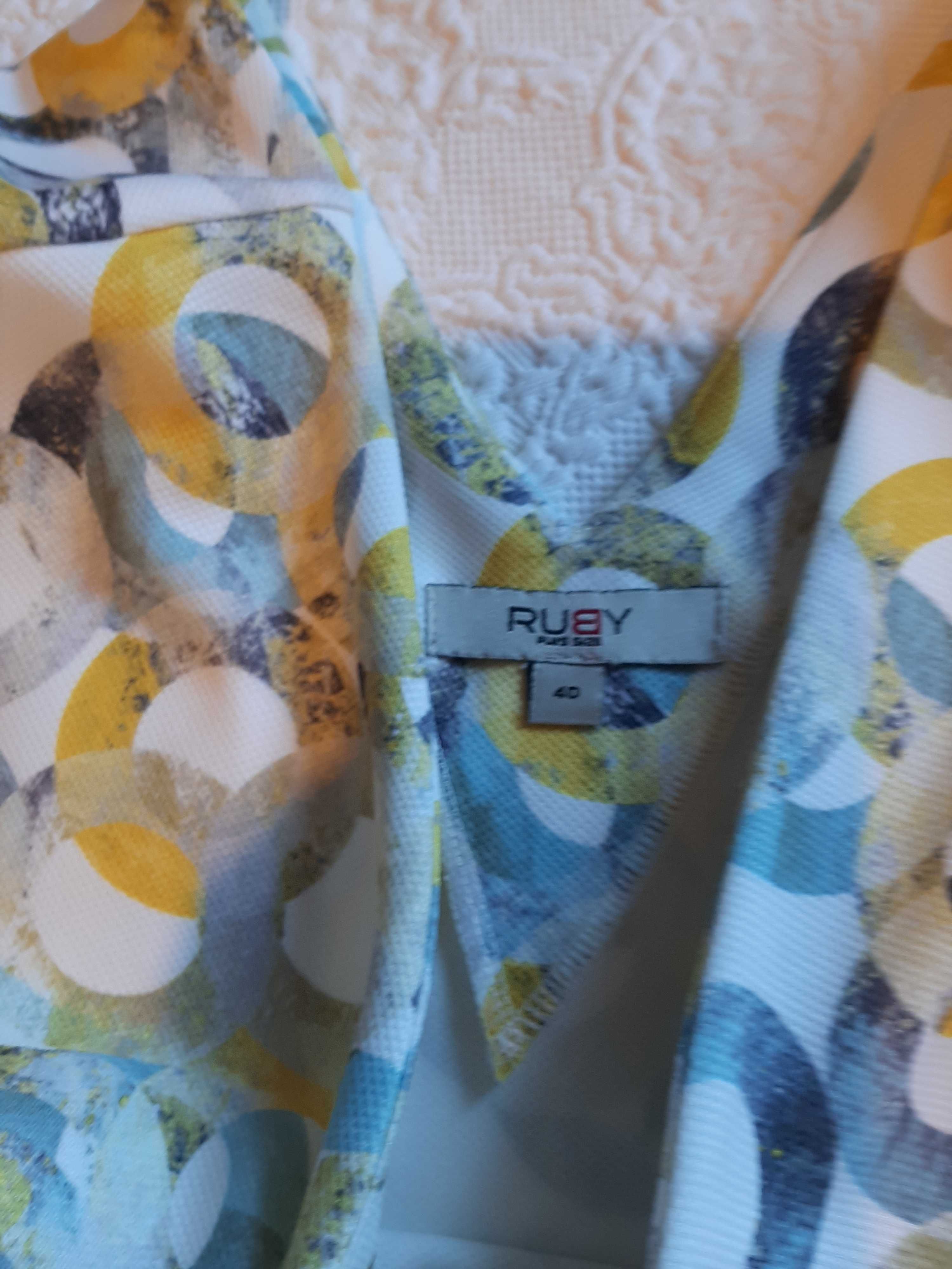 Vestido em malha estampada Ruby