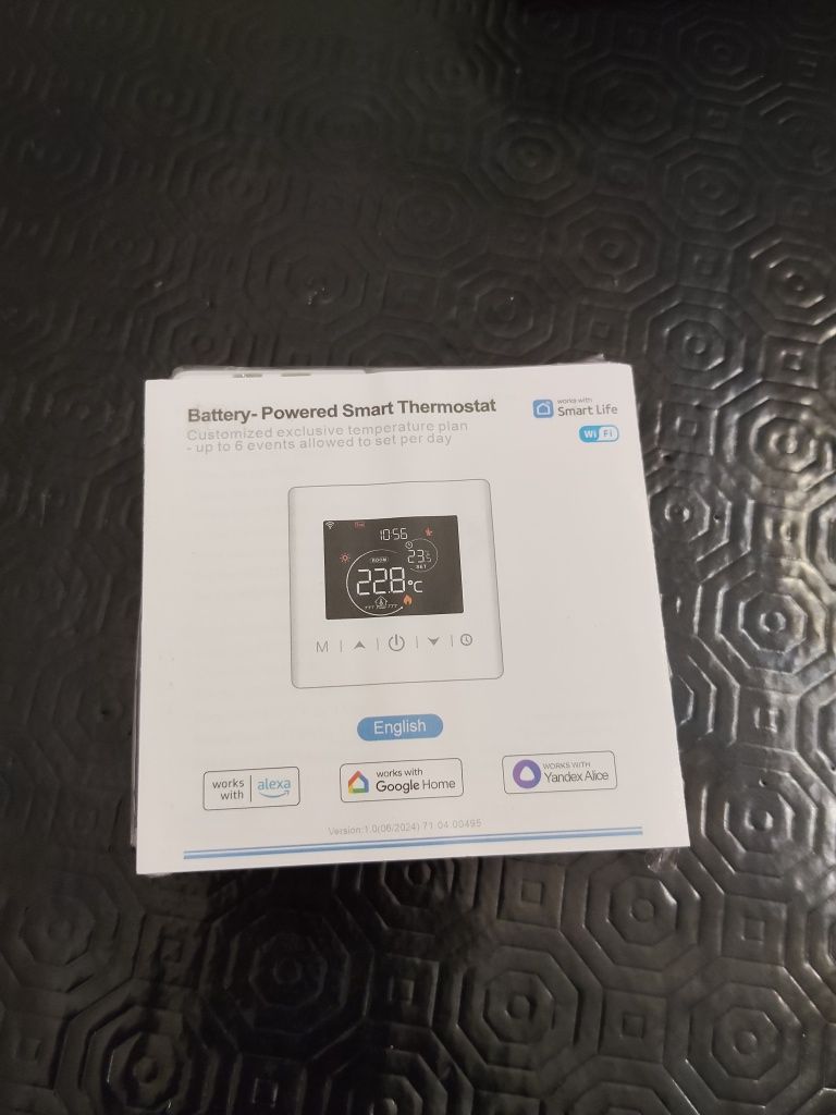 Termostato WIFI a bateria aquecimento da caldeira