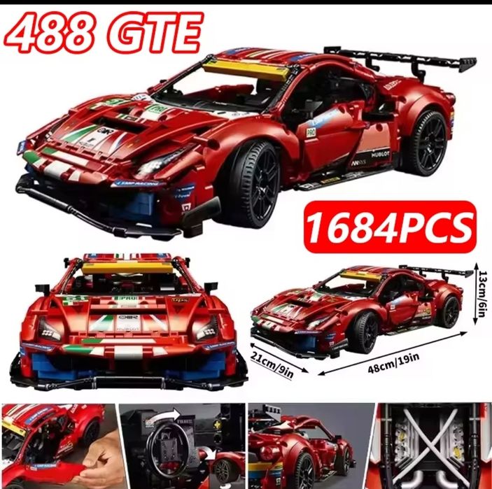 Lego Ferrari 488 gte
