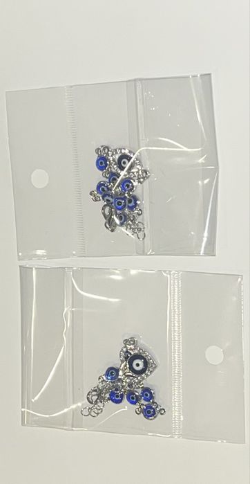 2 pulseiras olho turco