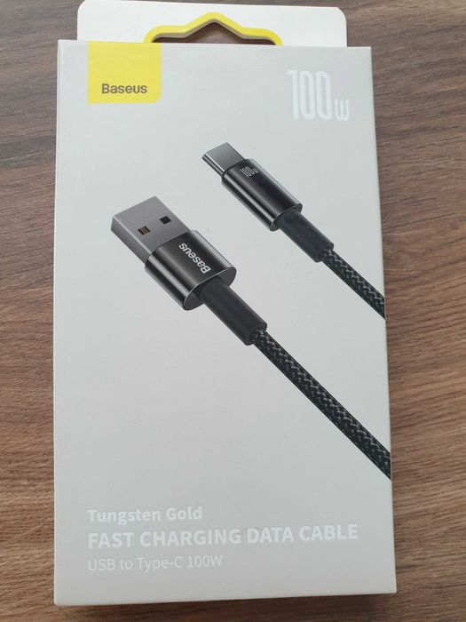 Кабель Baseus Tungsten Fast Charging USB-Type-C 100W 1m (CAWJ000001)