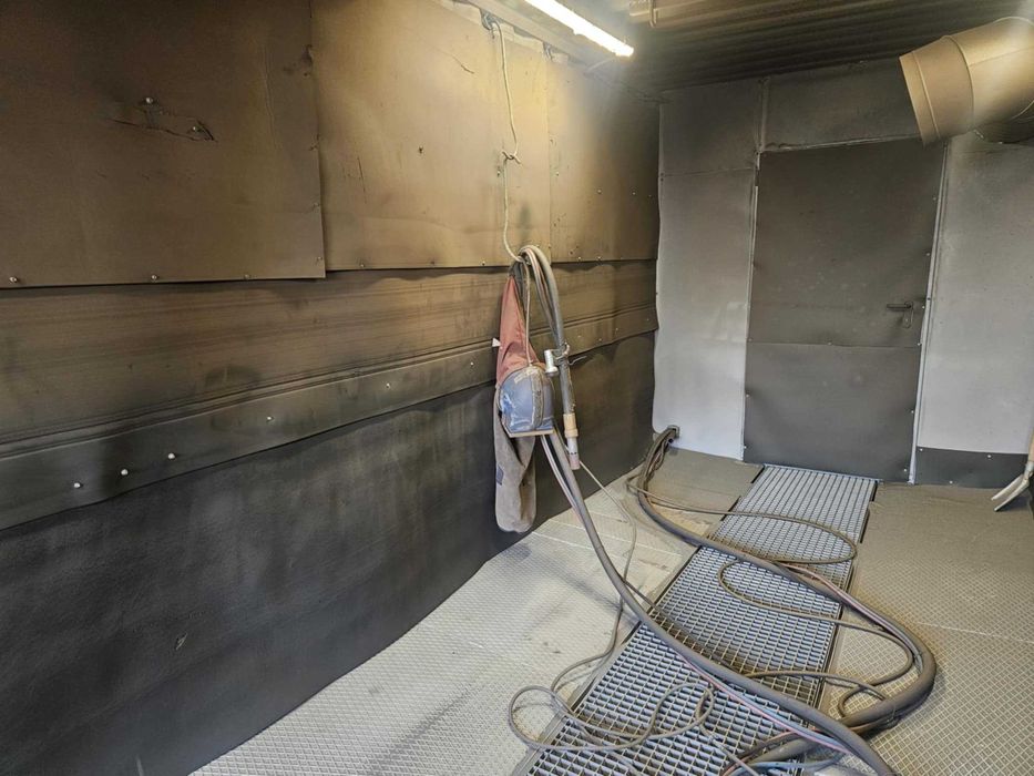 piaskarka, komora śrutownicza kontener 12mb