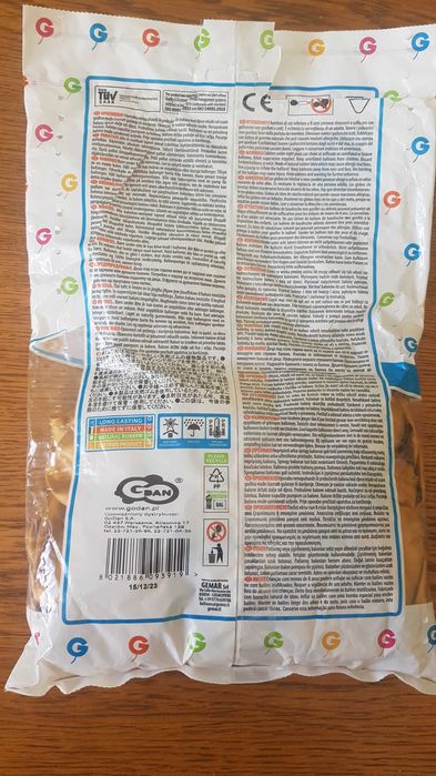 Balony złote, metalizowane cena za 10 sztuk