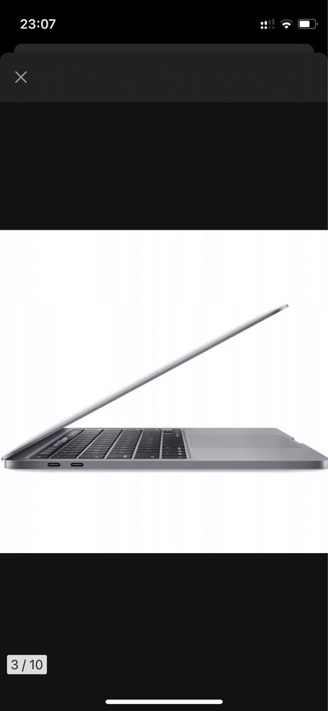 MacBook Pro 13 (2020) 13,3 " i5Quad 16 GB / 512 GB space grey