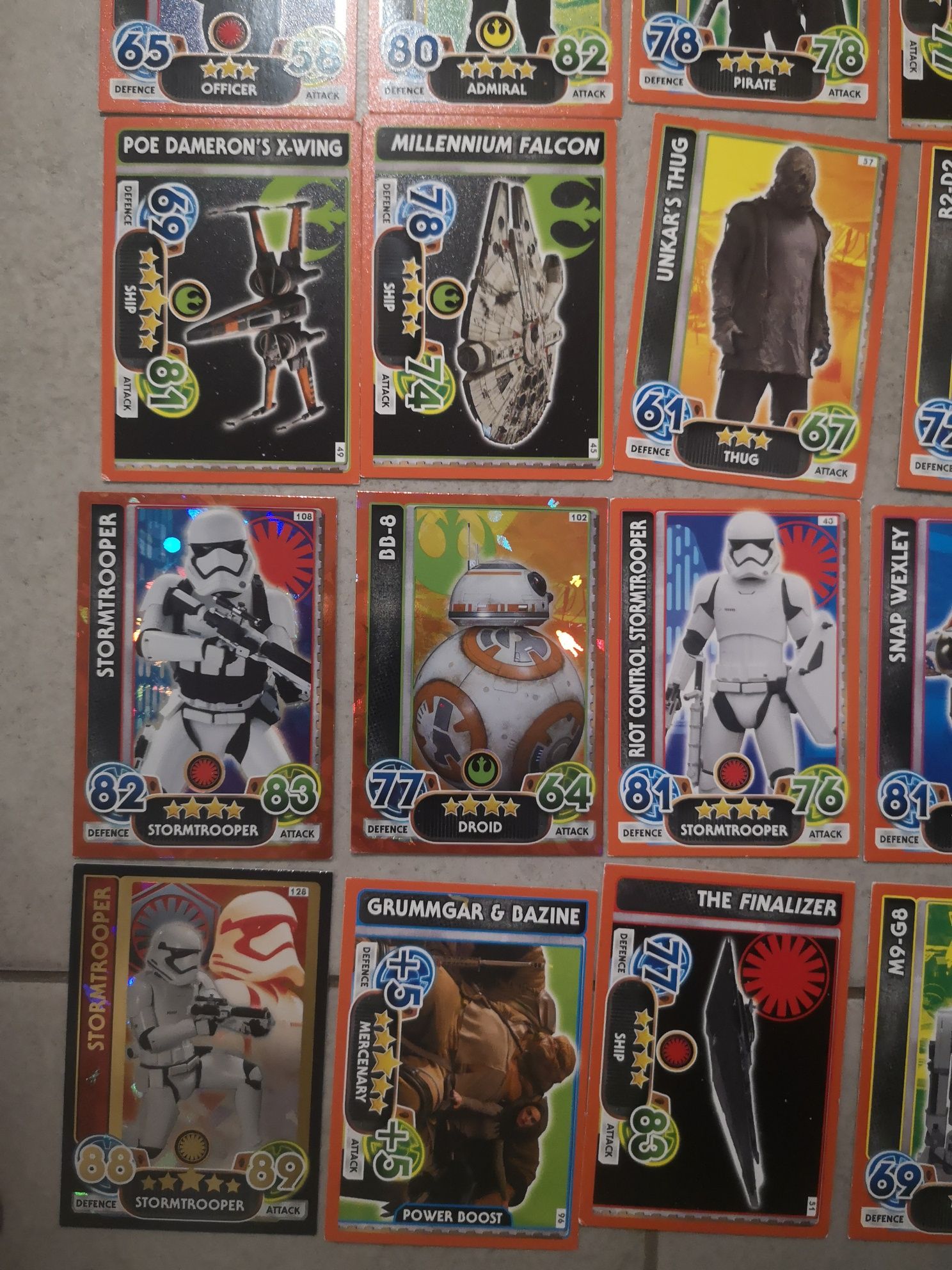 Karty Force attax start wars