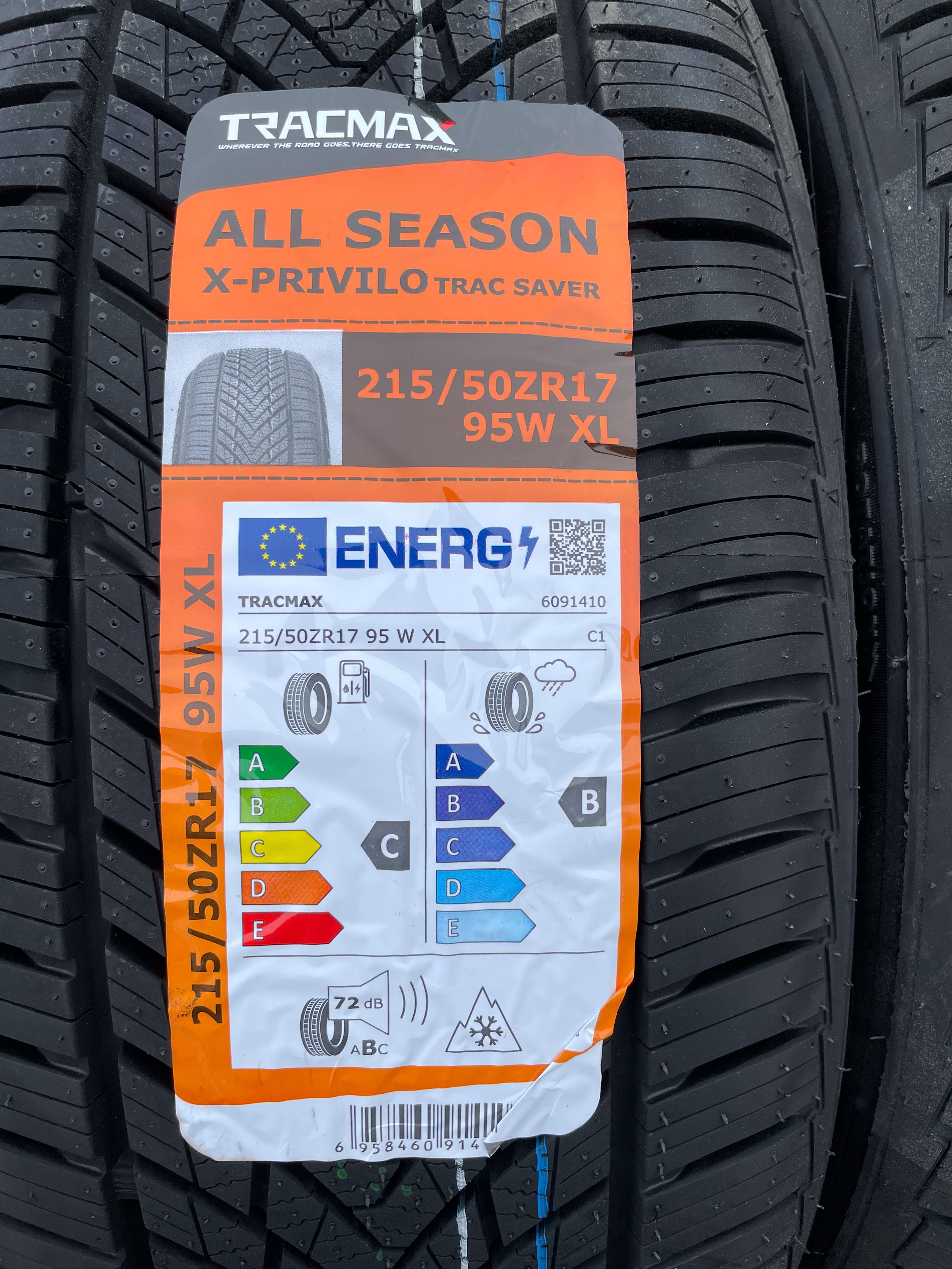 Okazja opony całoroczne 215/50R17 95W XL Tracmax ALL SEASON X-PRIVILO