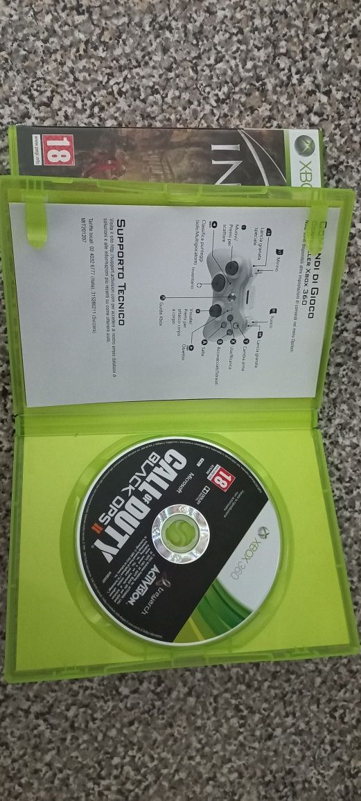 Dantes inferno/Call of duty black ops 2 Xbox 360