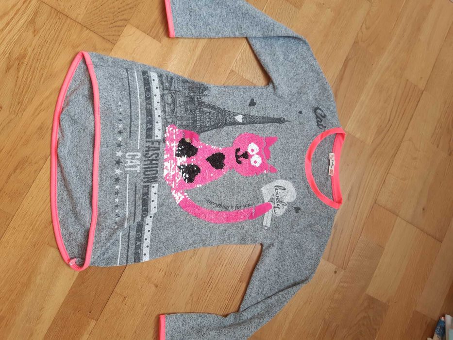 Tunika sweterek cekiny 128/134