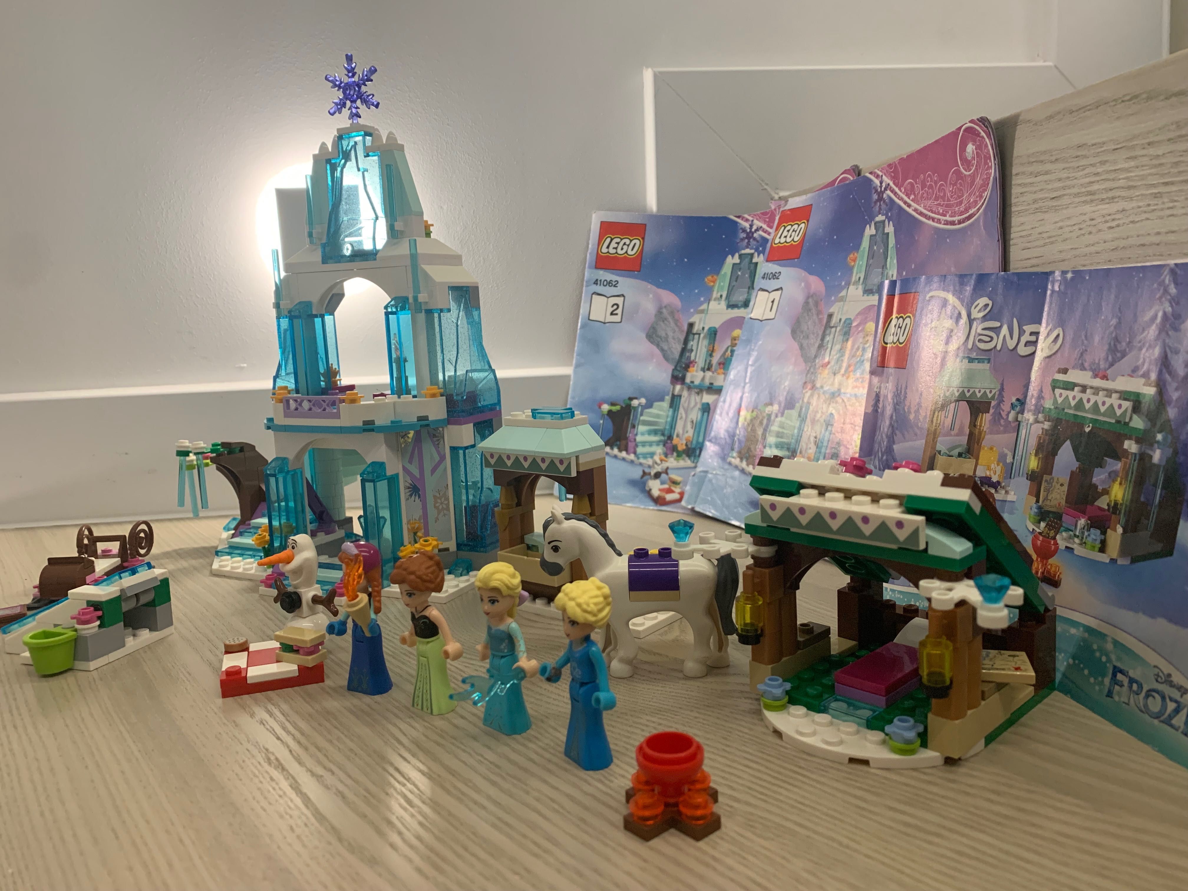 Lego Disney 41062+41147 Frozen Kraina lodu Zamek Elzy Przygoda Anny