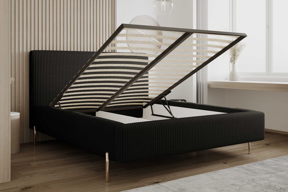 Łóżko Sypialnianie z Pojemnikiem + stelaż metalowy Monaco PRODUCENT