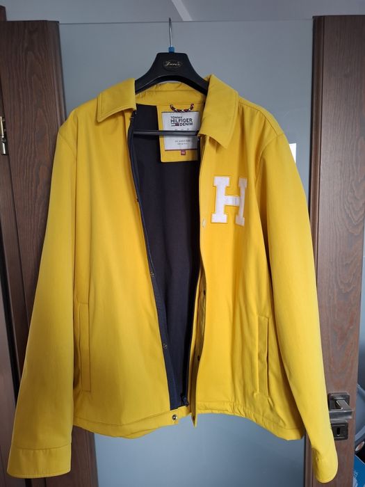 Żółta Kurtka Tommy hilfiger